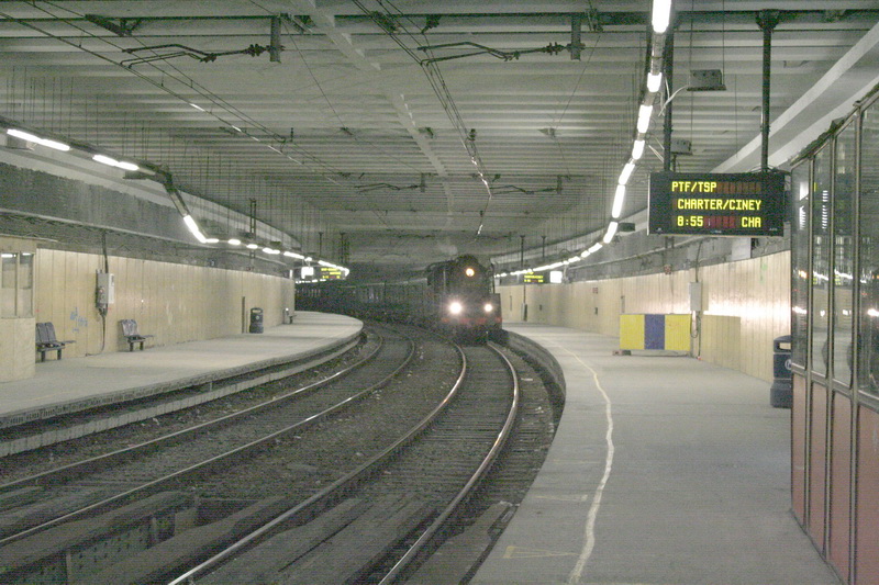 entrée en gare de bxl